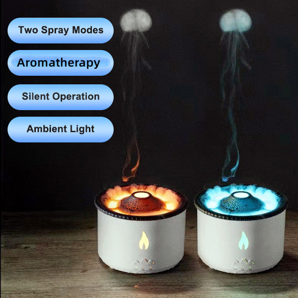 Volcano Jellyfish Air Flame Humidifier